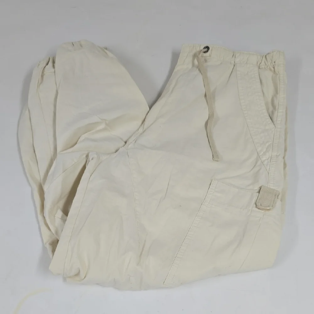 Jaded London Pants Mens S Beige Baggy Utility Cargo Parachute Paratrooper - Picture 2 of 11